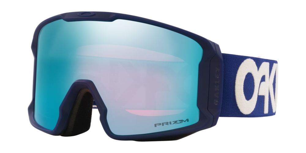 Oakley Line Miner Prizm Snow Sapphire Iridium, Matte Navy Strop